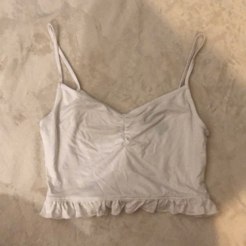 White crop top